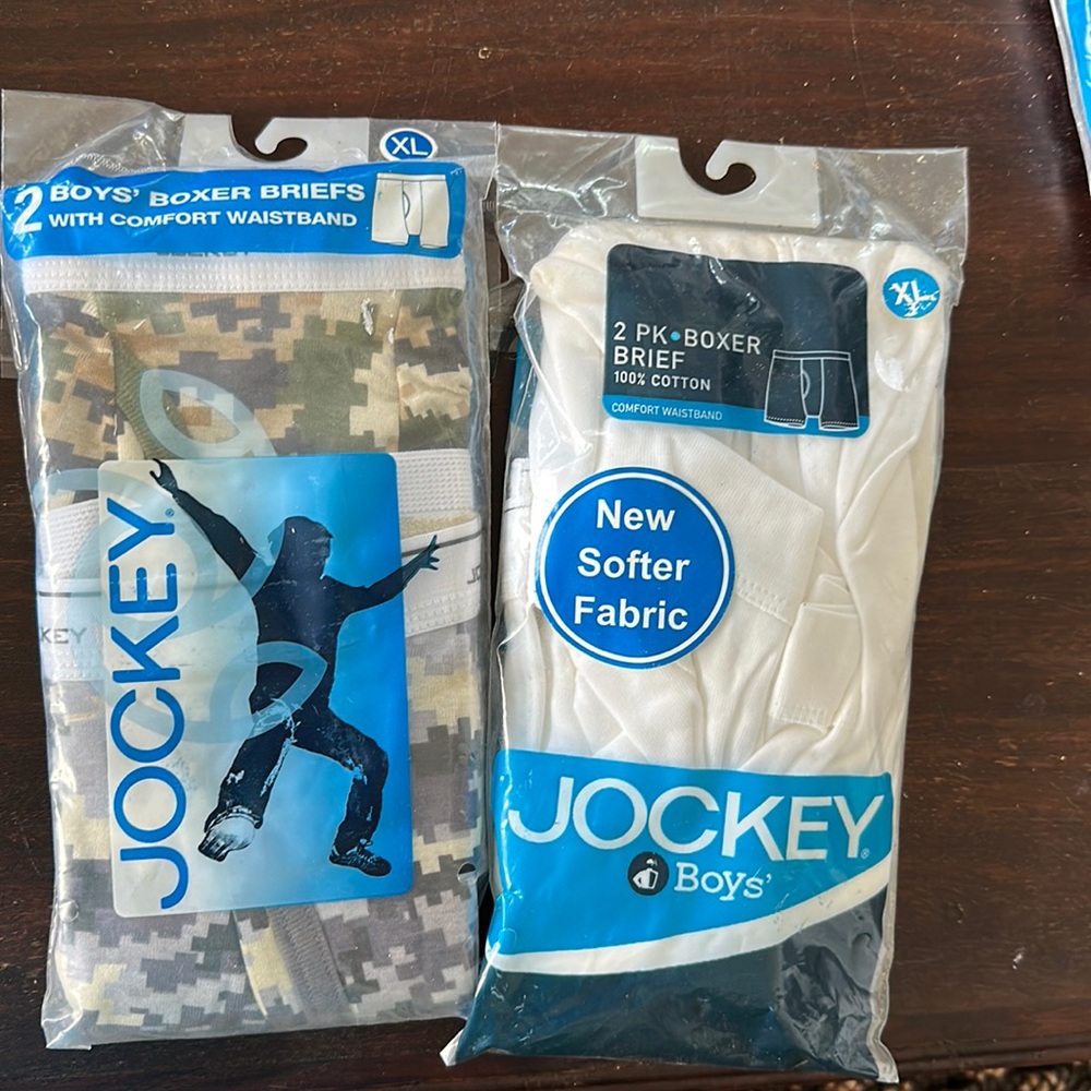 Jockey Boxer Brief Underwear Bundle, Youth XL, #124